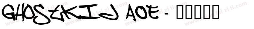 GhostKid AOE字体转换